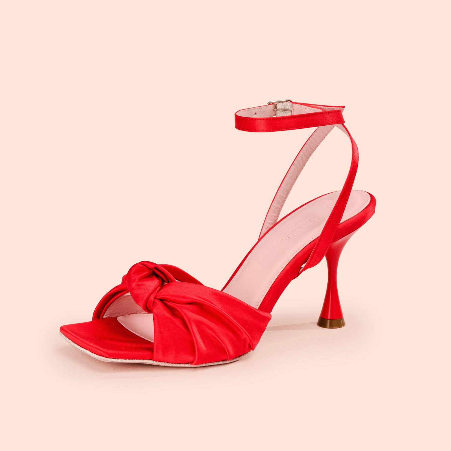 Sandalo Mojito Rosso vista diagonale anteriore
