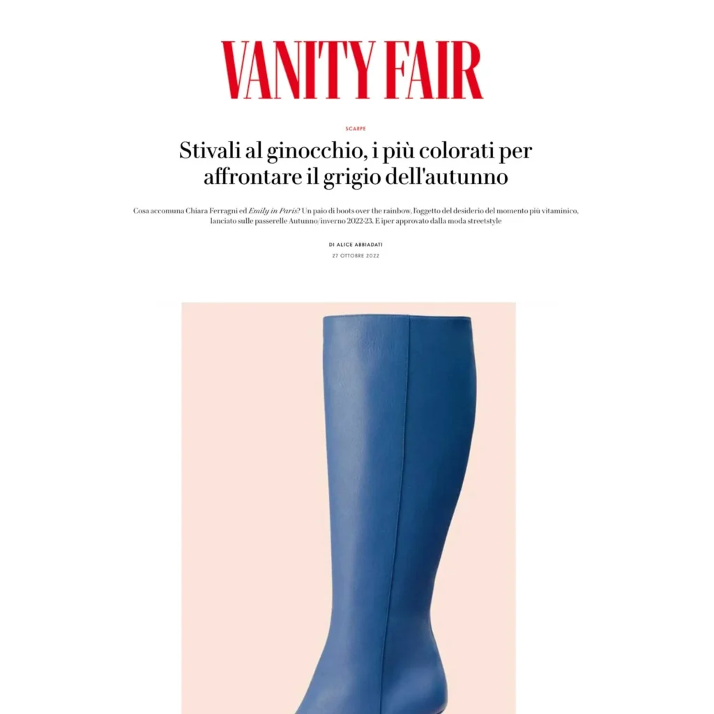 Articolo VANITYFAIR 28 novembre 2022