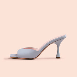 Mai Tai Light Blue leather Sabot